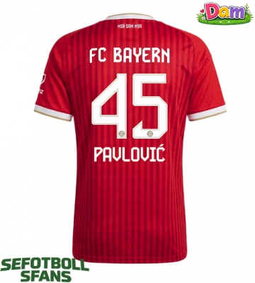 Bayern Munich Aleksandar Pavlovic #45 Hemmatröja Kvinnor 2026-27 Kortärmad
